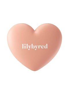 lilybyred Lilybyred LUV BEAM CHEEK(AD) (06_Maxi Beige) - Heart Shaped Powder Blush with Shimmer, Natural-Looking Flush, Long-Lasting Radiance, Korean Beauty 