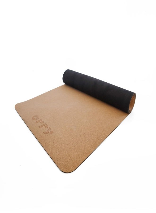 ORRY PU Cork Yoga Mat - 72'' x 24'' - 4mm Thickness - Anti-Slip - Image 1