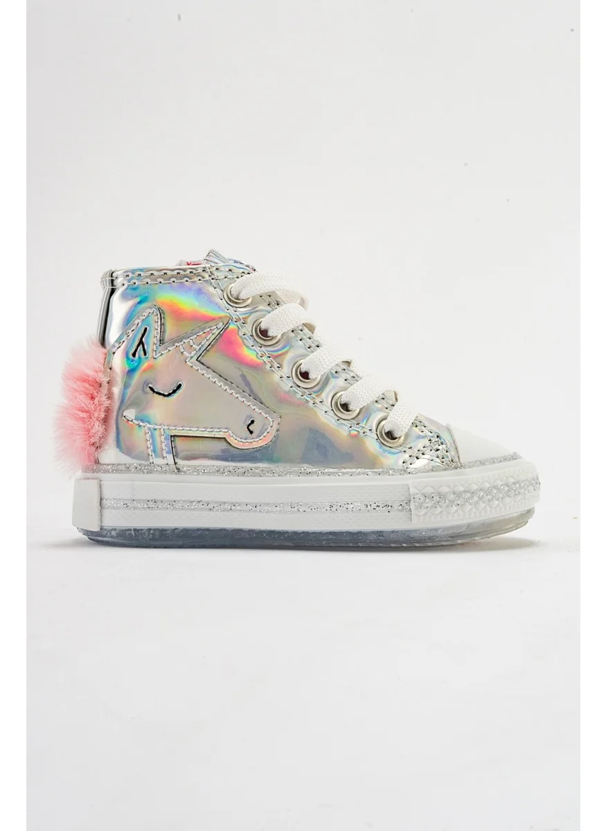 Mnpc Girls Hologram Horse Sneakers Anatomical Shoes