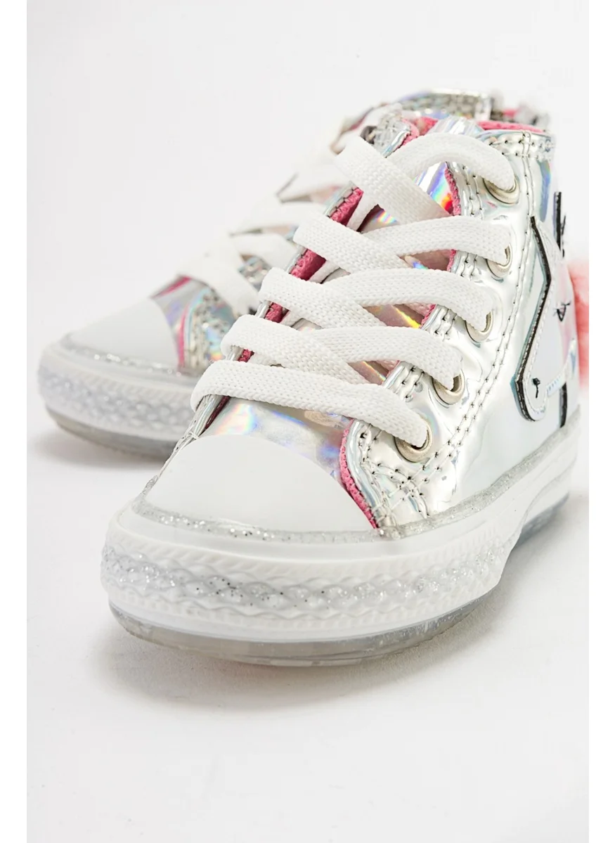 Mnpc Girls Hologram Horse Sneakers Anatomical Shoes