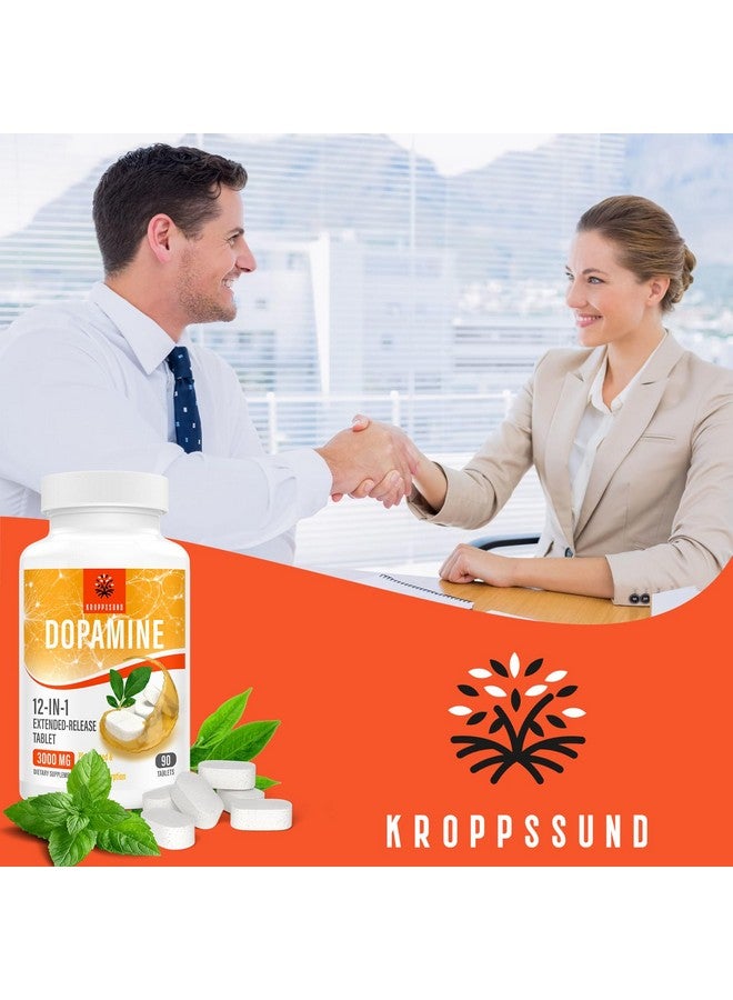 Kroppssund مكمل دوبامين طبيعي من كروب سوند - 90 قرص (1 زجاجة) - Image 4