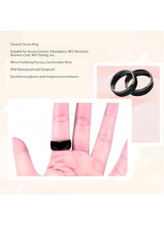 NFC Smart Ring, Ceramic Finger Ring, IP68 Waterproof, for Access Control, Attendance, Payment Encryption  - Image 3