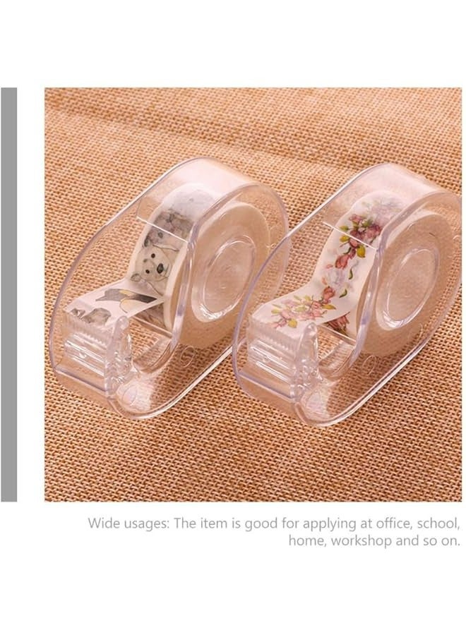 Generic Transparent Tape Cutter for Washi Adhesive Tape, Ideal for Office and Home Use, Perfect for Sticker Accessories - Image 3