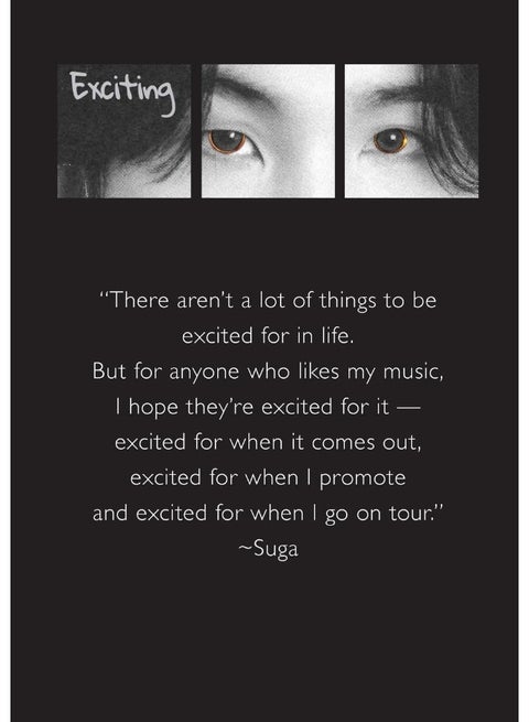My Exciting Ideas Suga: an unofficial BTS journal