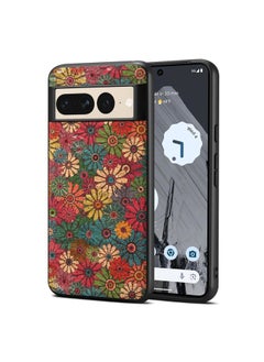 Case Cover For Google Pixel 7 Pro Four Seasons Flower Language Series TPU Phone Case Spring Green