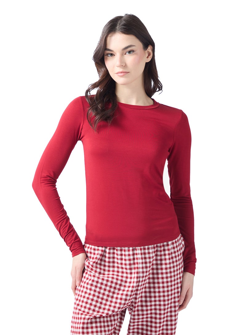 hunkemoller Twill Check top & Pyjamas set - Image 3