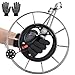 MIGREON Metal Stainless Steel Kite Reel with Brake 112 Dia Safety Lock Bearing Line Connectors Smooth Rotation Omnibearing Guide Waterproof and HighTemperature Resistance with AntiCut Gloves - Image 3