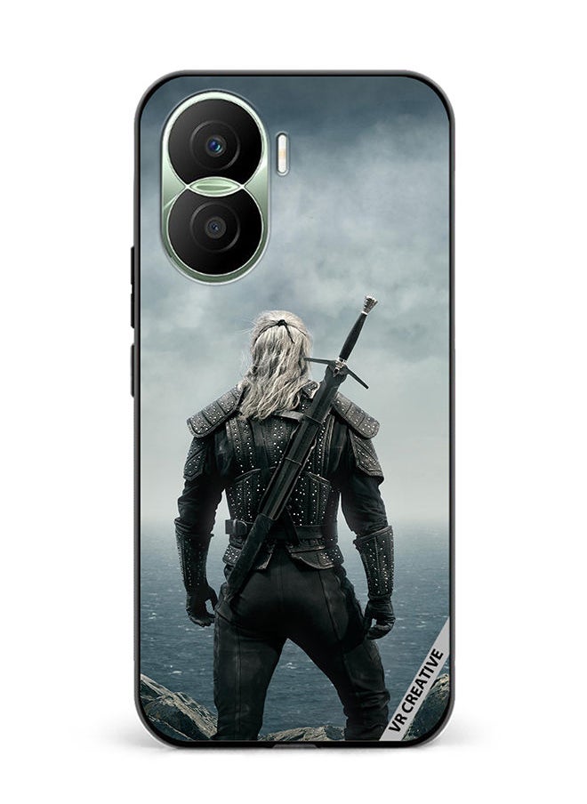 VR CREATIVE - Protective Case Cover For Honor Play7T Pro The Witcher Design Multicolour - Image 1