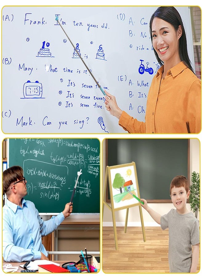 Trsewmi 5PCS Pointer Stick For Classroom - Multipurpose Teacher Pointer Stick, Extendable Classroom Pointer And Finger Pointer Stick, Engaging Colors - Classroom Essentials For Effective Presentations - Image 5