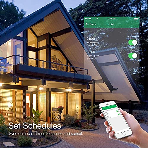 MOES WiFi Smart Wall Touch Light Switch Glass Panel Wireless Remote Control by Mobile APP Anywhere Compatible with Alexa,Timing Function No Hub Required (Wall Switch 3 Gang) - Image 5