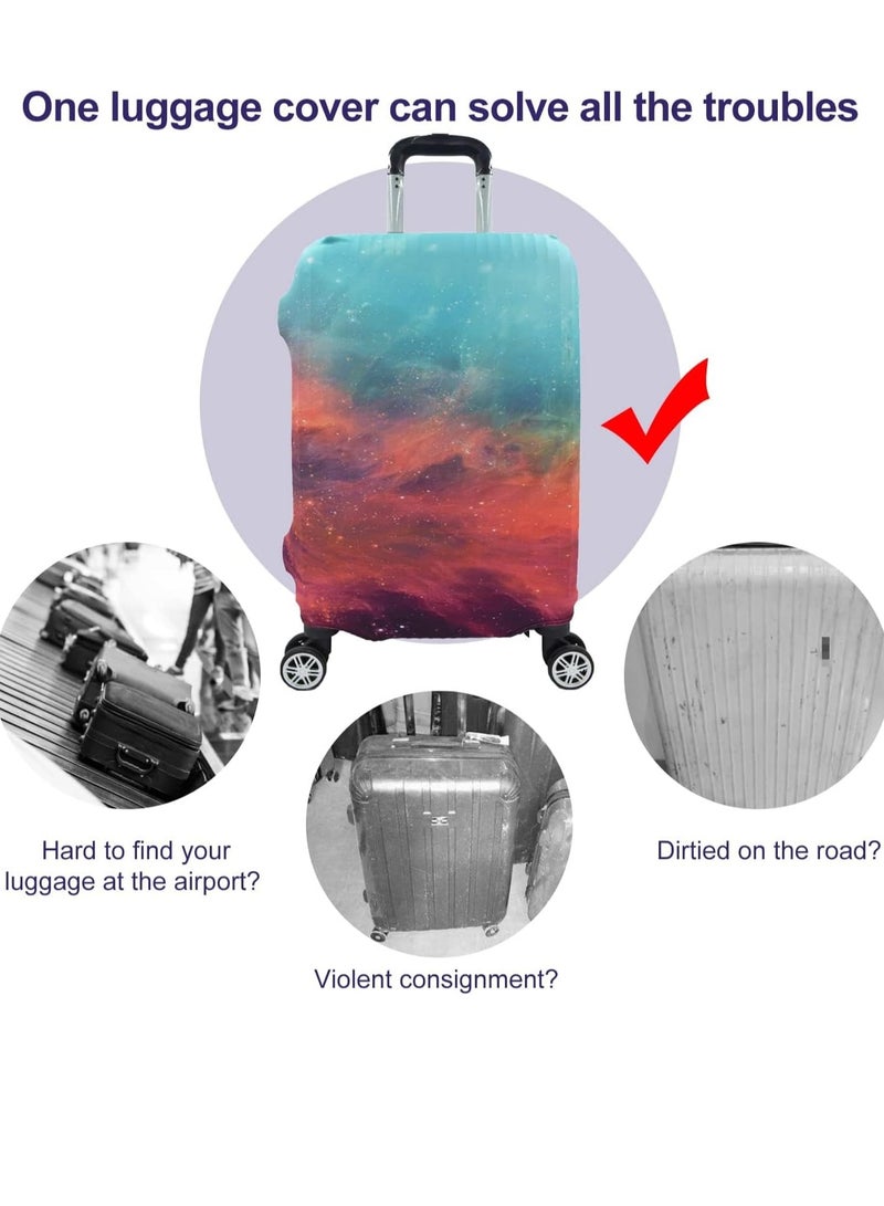 KASTWAVE Luggage Cover, Washable Suitcase Cover, Anti-scratch Suitcase Protector Fits 18-32 Inch Luggage (M) - Image 4