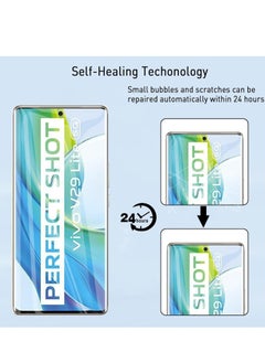 RINCO [2 Pack]Screen Protector for Vivo V30/V30 Pro/V29/V29 Pro/V29 Lite/V27/V27 Pro , TPU Soft Protective Film,[Fingerprint Recognition] [Case Friendly] [Full Coverage], TPU Ultra HD Soft Film  - Image 5
