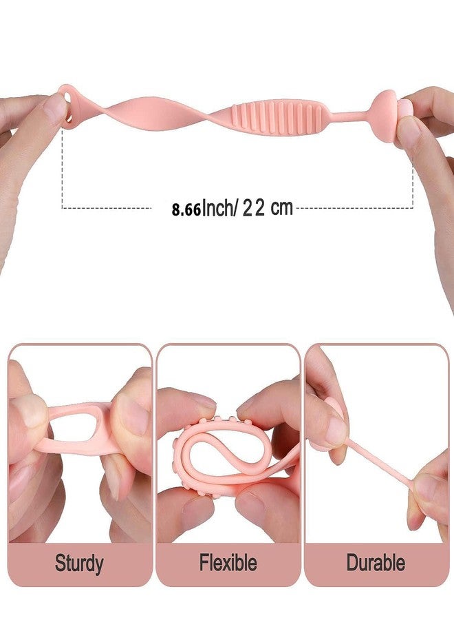 Pass Pass 5 Pcs Silicone Toilet Seat Cover Lifter | Self-Adhesive Toilet Seat Holder | Hygienic Toilet Seat Lifter Clip for Bathroom Accessories – Multicolor - Image 4