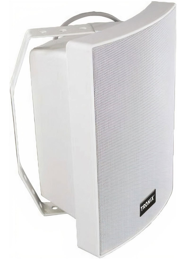 TRONIX TRONIX BS-1030W 5.25 Inch Outdoor Wall Mount Speaker White  - Image 1