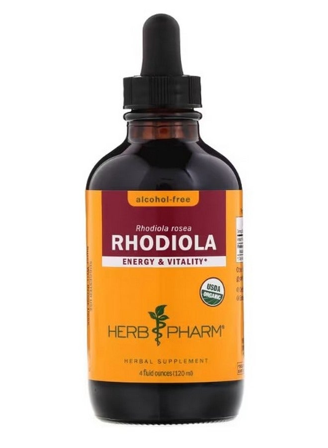 هيرب فارم Rhodiola Alcohol Free 4 fl oz 120 ml - Image 1