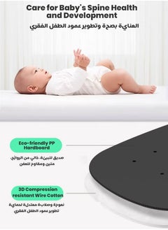 Riolio Portable Folding Bedside Crib for Newborns - Multifunctional Baby Bassinet, Cradle, and Sleeping Basket with Mobile.  - Image 3