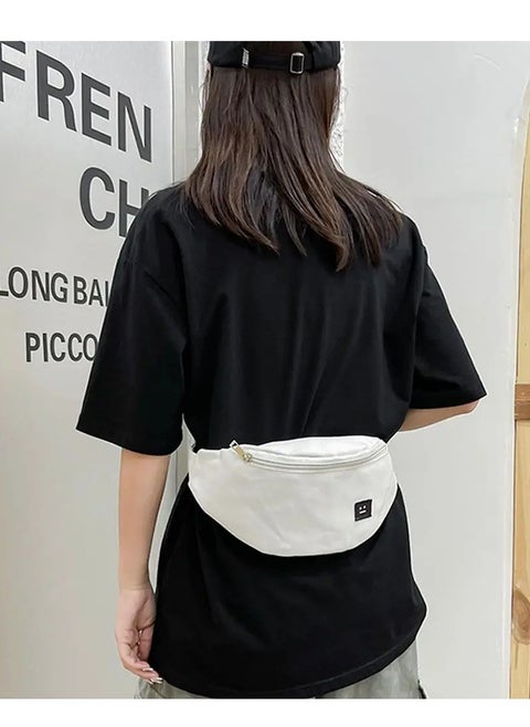 Women Waist Bag Zipper Chest Bag Female Banana Bag Money Pouch Travel Shoulder Purse Belly Pocket Hip Bag