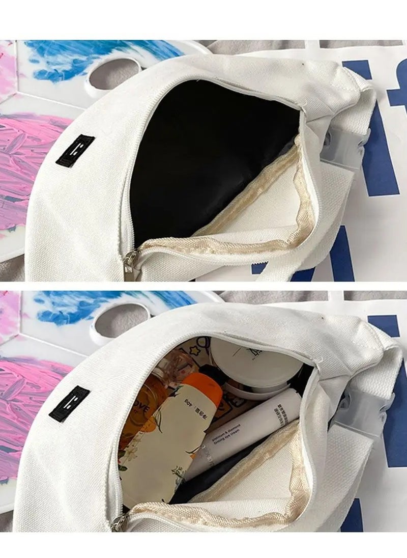 Generic - Women Waist Bag Zipper Chest Bag Female Banana Bag Money Pouch Travel Shoulder Purse Belly Pocket Hip Bag - Image 1