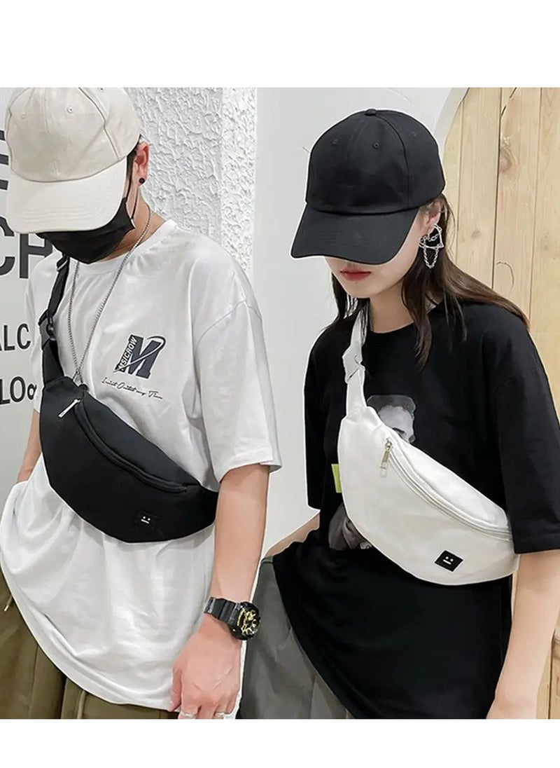 Generic - Women Waist Bag Zipper Chest Bag Female Banana Bag Money Pouch Travel Shoulder Purse Belly Pocket Hip Bag - Image 1