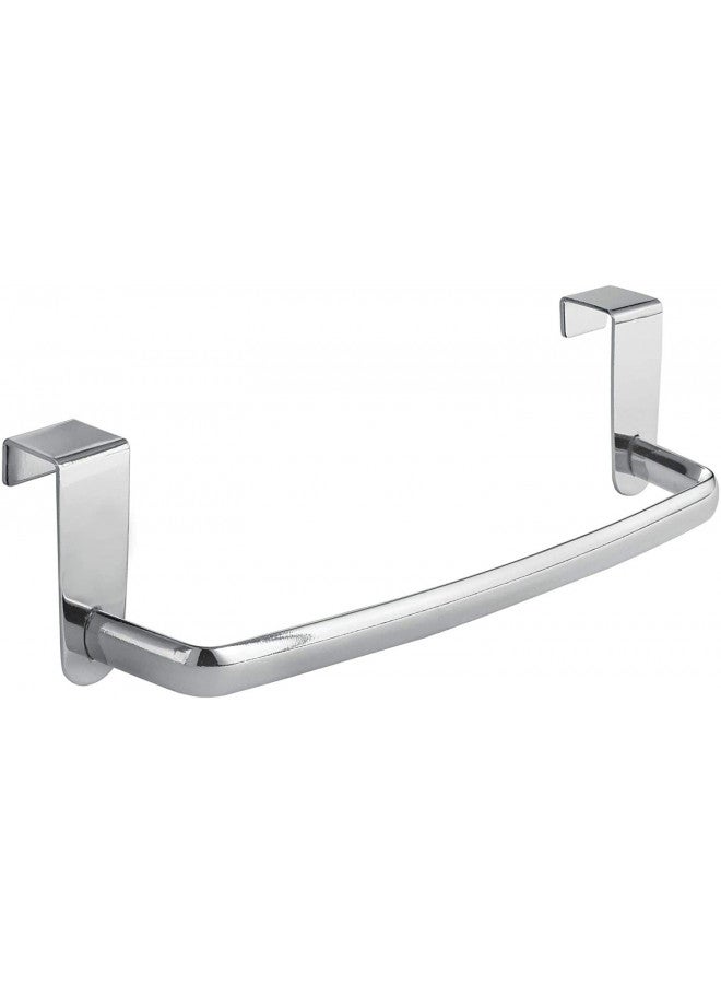 iDesign Axis Over-the-Cabinet Kitchen Dish Towel Bar Holder - 9", Chrome - Image 1