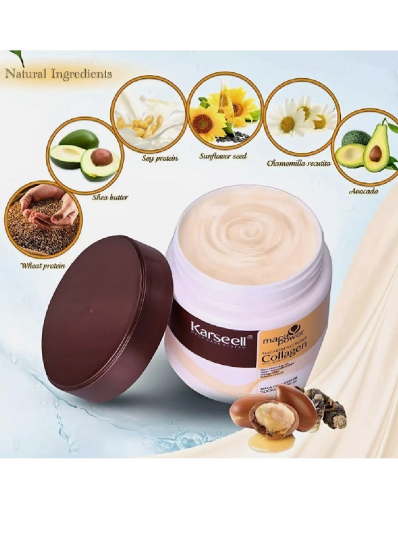 كارسيل قناع علاج الشعر بالكولاجين 500مل - Image 2