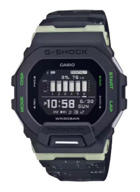 Men's Digital Resin Wrist Watch GBD-200LM-1DR - 42 Mm