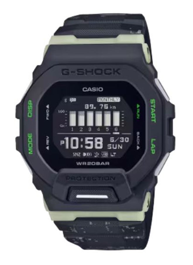 G-SHOCK ساعة يد رجالية رقمية من الراتنج GBD-200LM-1DR - 42 ملم  - Image 1