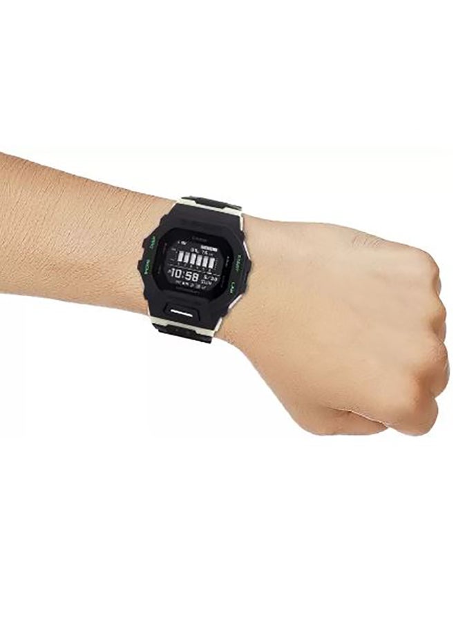 G-SHOCK ساعة يد رجالية رقمية من الراتنج GBD-200LM-1DR - 42 ملم  - Image 2