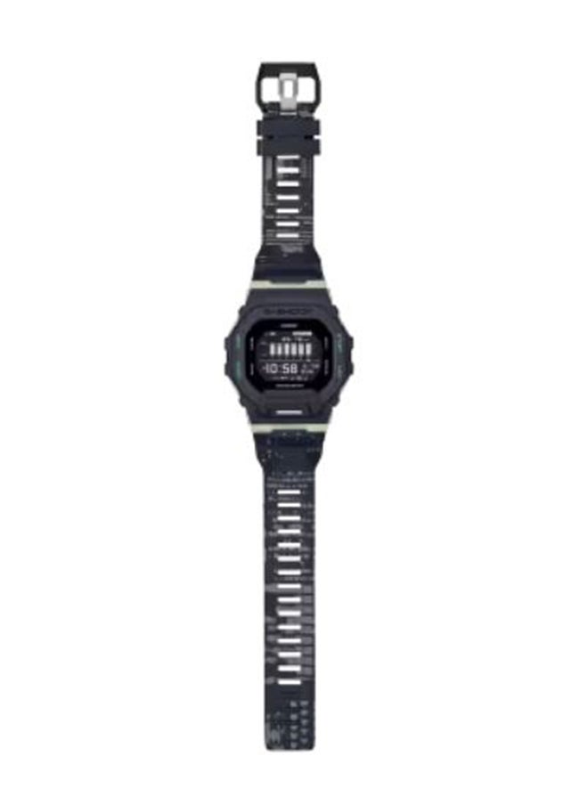 G-SHOCK ساعة يد رجالية رقمية من الراتنج GBD-200LM-1DR - 42 ملم  - Image 3