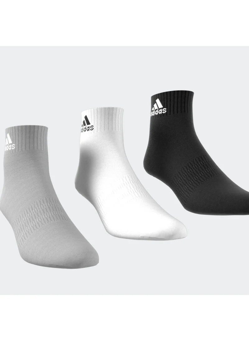 اديداس Thin and Light Ankle Socks 3 Pairs