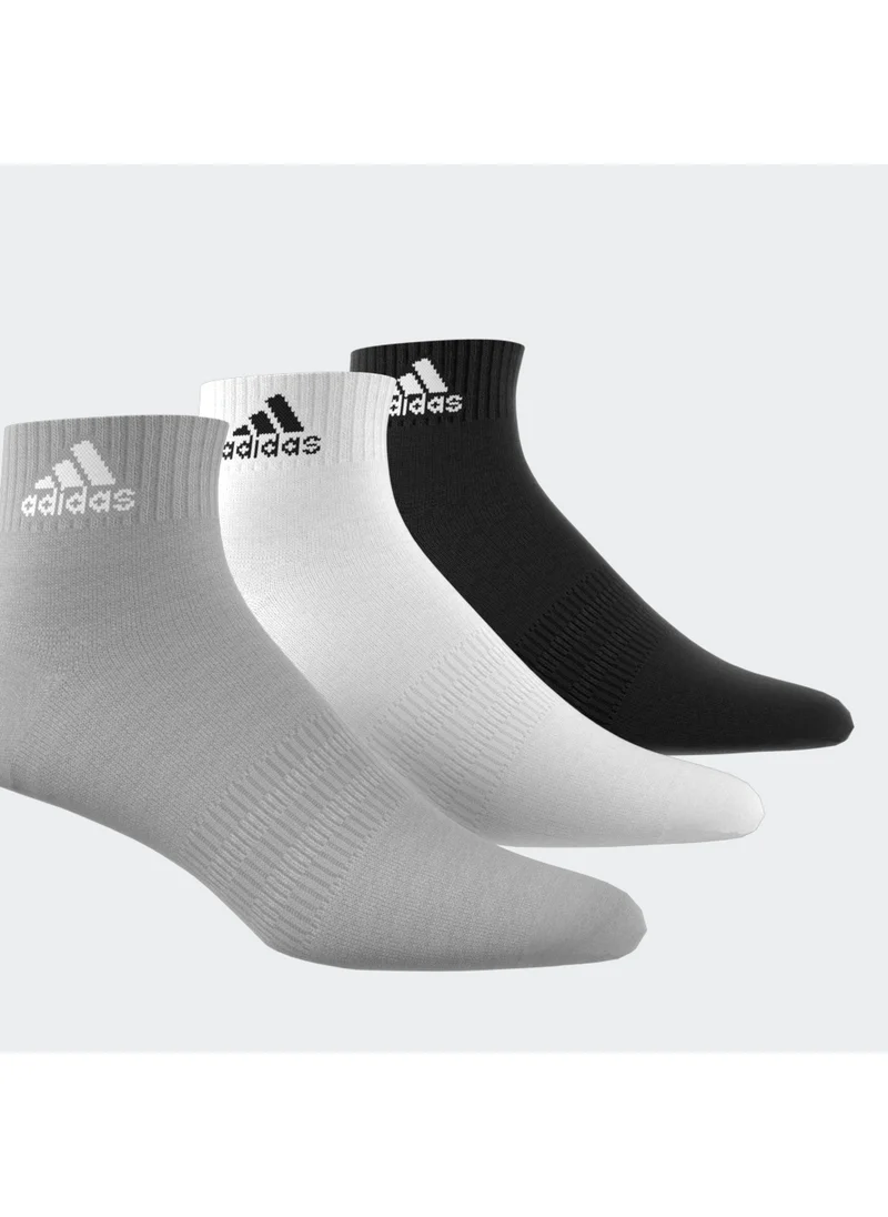 Adidas Thin and Light Ankle Socks 3 Pairs