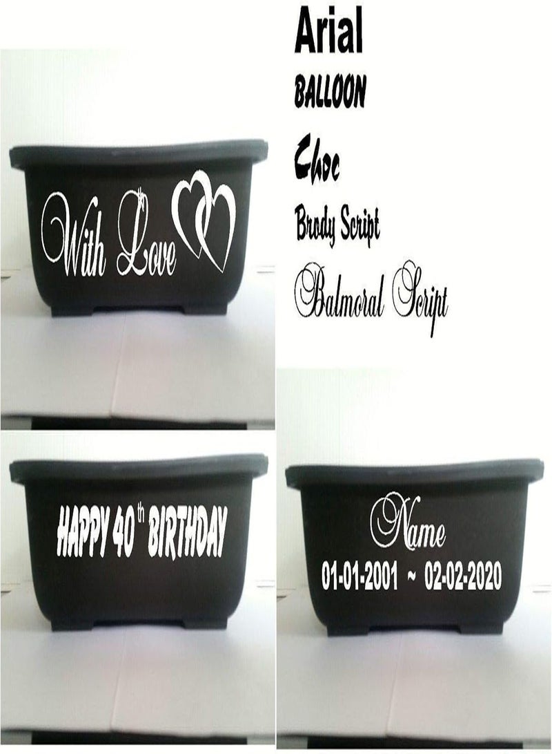 GGOOT : 40 X 120Mm: Custom Bonsai Tree, Bonsai Pot Sticker - Image 4