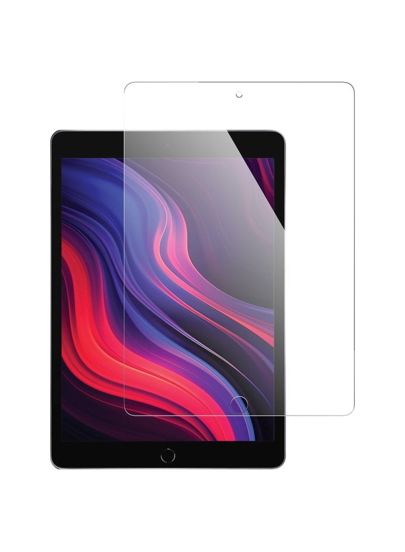 Moxedo Ultra Shield Tempered Glass Screen Protector HD Clear 9H Hardness Micro Curved Edges with Installation Guide Compatible with Apple iPad 10.2 inch - Image 1