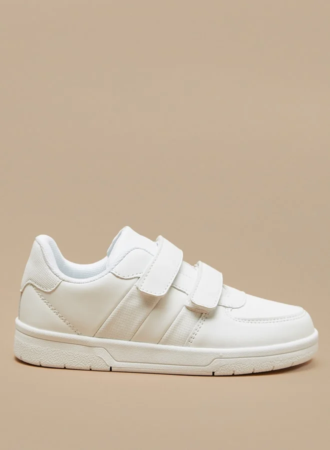 LBL by Shoexpress Boys Panelled Sneakers with Hook and Loop Closure