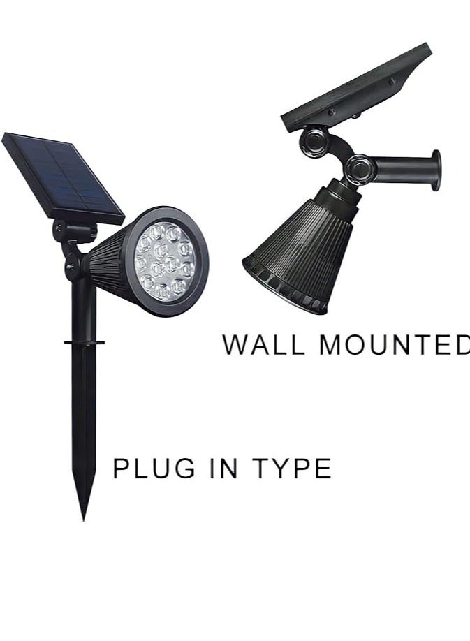 YSH E.V.B Outdoor Solar Garden Light, 12LED Waterproof Solar Garden Light, Decor Your Home & Garden (2Pack)  - Image 3