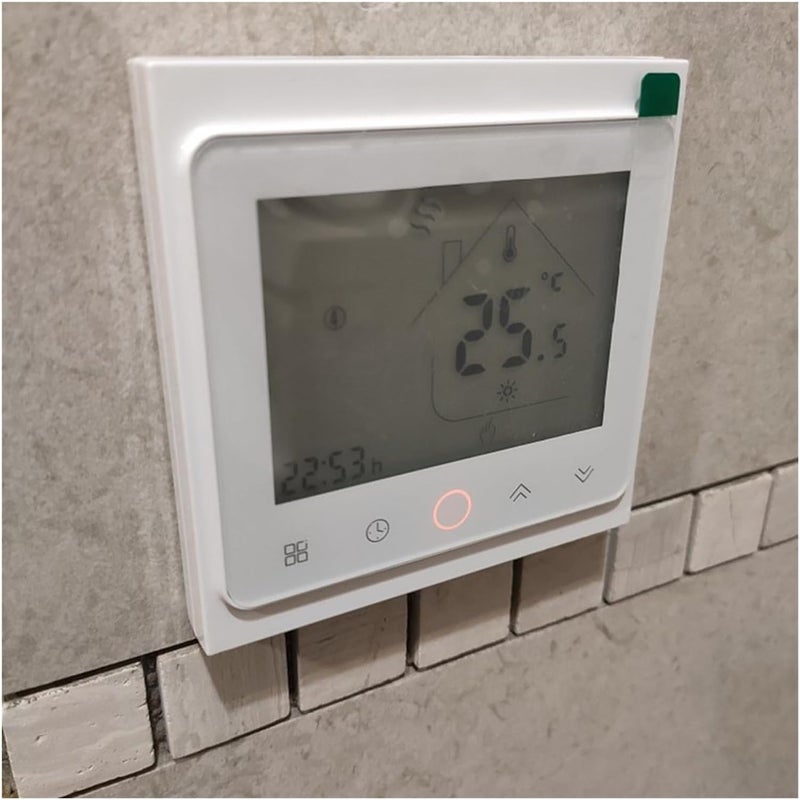 Wi-Fi Smart Thermostat Temperature Controller APP Control 16A Compatible with/ Google Home Home Electric Floor Heating- White - Image 3
