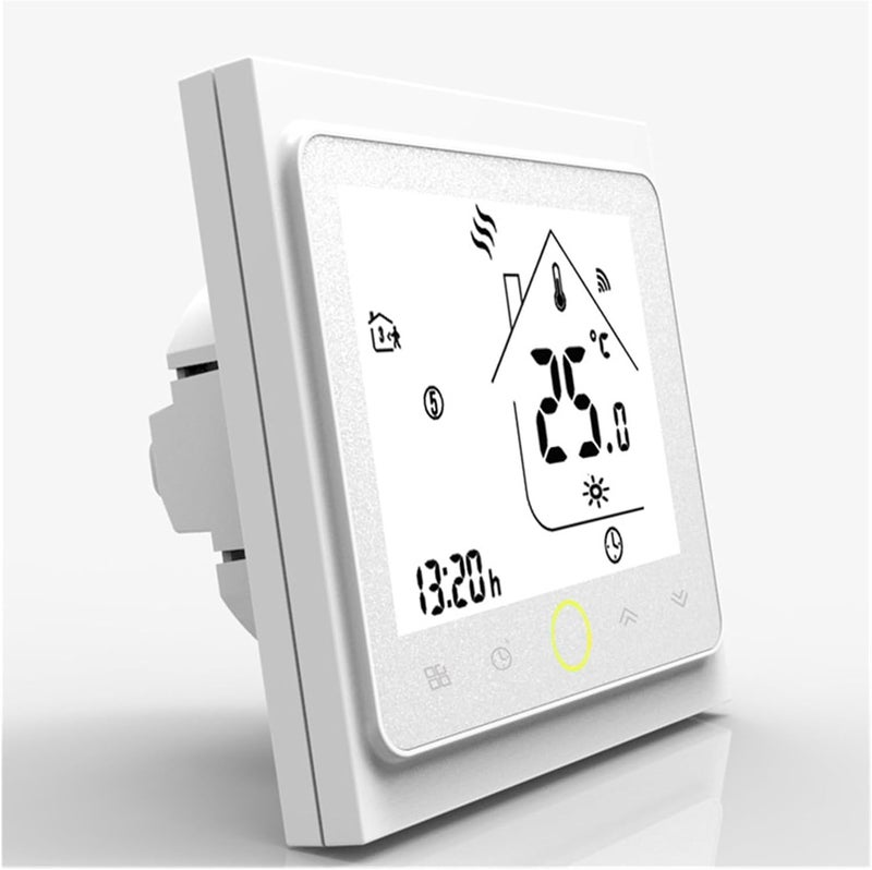 Wi-Fi Smart Thermostat Temperature Controller APP Control 16A Compatible with/ Google Home Home Electric Floor Heating- White - Image 1