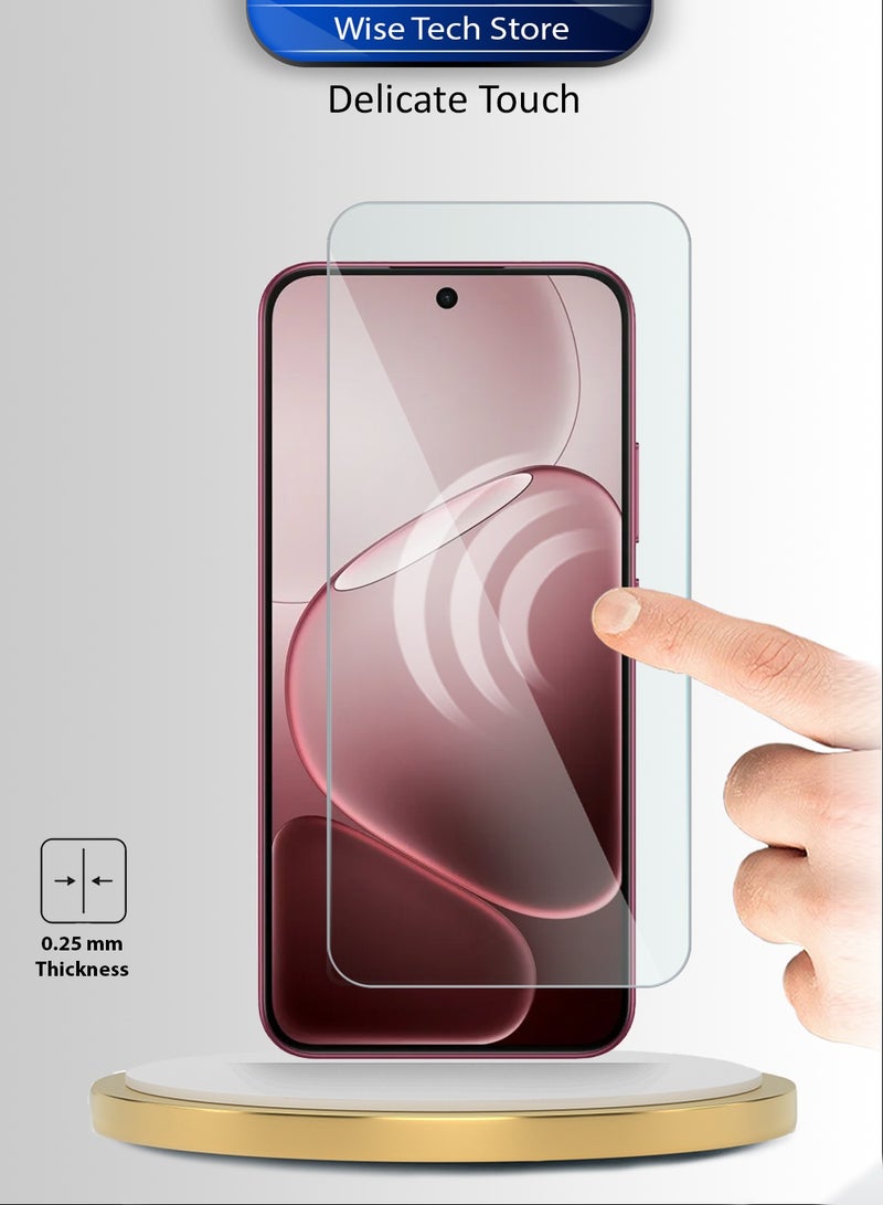 Wtech Oppo A6 Pro 5G 2025 WTech Premium Series Curved Edges 9H 2.5D Tempered Glass Screen Protector (MSG9CN) - Clear - Image 4