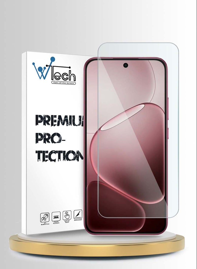 Wtech Oppo A6 Pro 5G 2025 WTech Premium Series Curved Edges 9H 2.5D Tempered Glass Screen Protector (MSG9CN) - Clear - Image 1