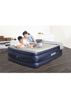 Bestway Inflatable Air Mattress - King Size Air Bed with Comfortable Velvet Surface Automatic Inflation, Perfect for Camping and Home Use - Dimensions: 2.03" x 1.52" x 61"  - Image 5