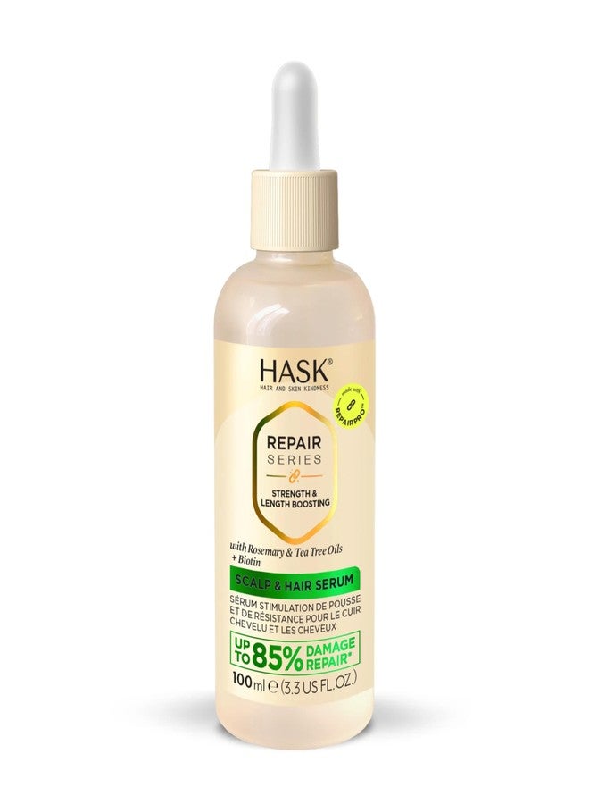 HASK Repair Series Strength & Length Scalp & Hair Serum | Repairs Damage, Thicker Look, Length Retention | Cruelty Free, Color Safe - Image 1