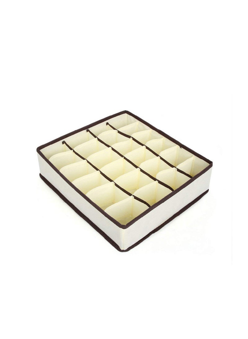 GGOOT Multi-grid Storage Box Clothes Socks Bra Underwear Storage Box Organizer Container Home Compartment Storage Box - Image 1