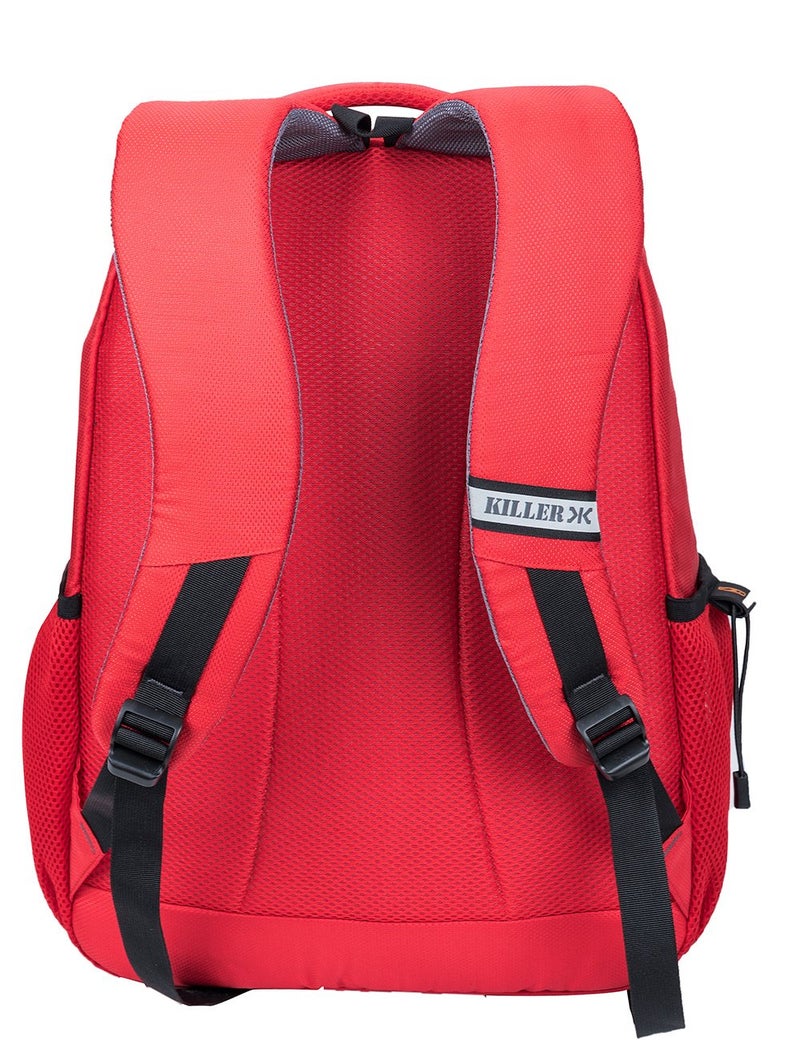 KILLER Orlando Red Polyester Waterproof Laptop Backpack - 15.6 inches Laptop Bag - Image 4