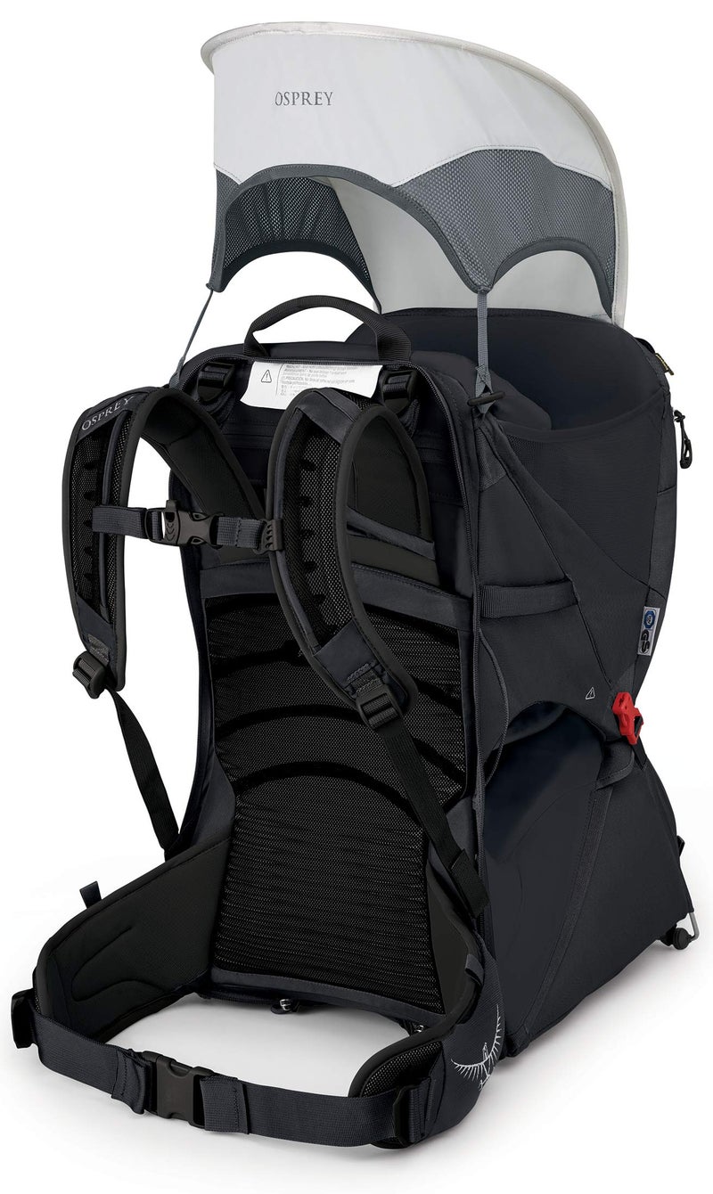 Osprey Poco LT Lightweight Child Carrier and Backpack for Travel, Starry Black - Image 2