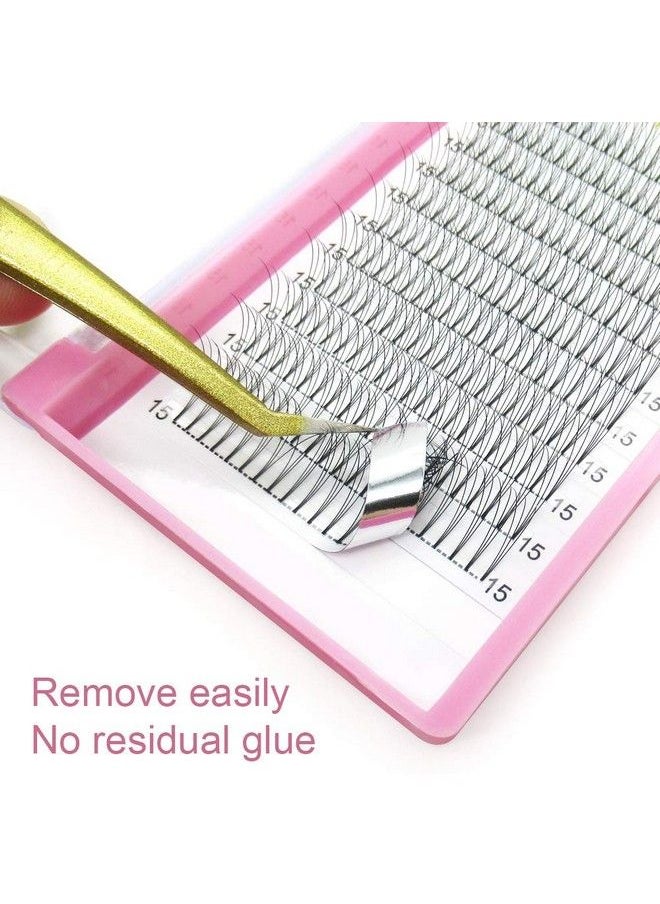PRO LASHBEAUTY - Premade Volume Eyelash Extensions 3Dc0.0711 Short Stem Premade Fans Eyelash Extensions 9 To 20 Mm Pre Made Lash Fans 3D 5D 7D Volume Lash Extensions .07 .10 C D Curl(3Dc0.0711Mm) - Image 1