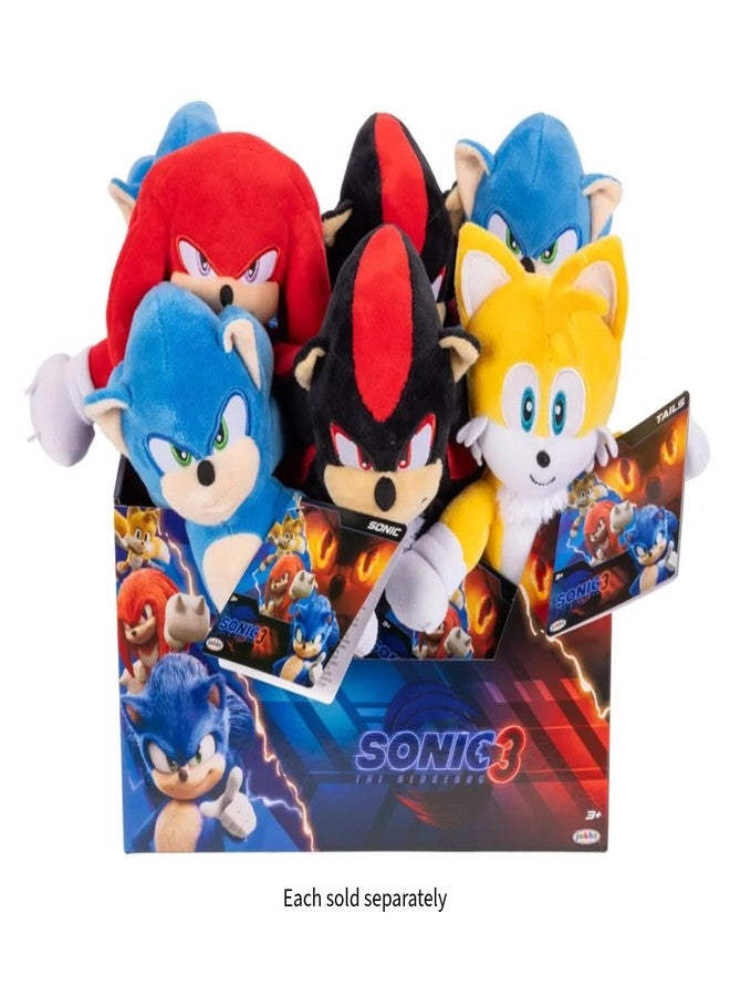Sonic The Hedgehog 3 Movie Shadow Plush 9-Inch Stuffed Toy Figure - Officially Licensed Sonic 3 Movie - Image 4