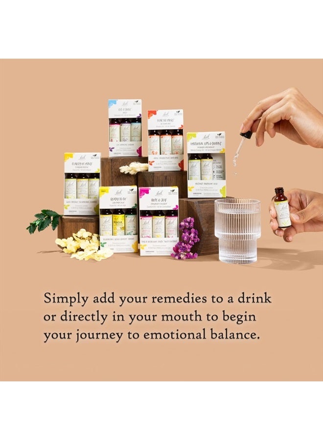 Bach Original Flower Remedies, Hope & Joy Kit, For Comfort & Optimism (Non-Alcohol Formula), Natural Homeopathic Flower Essence, Vegan, 3 x 10mL Droppers  - Image 4