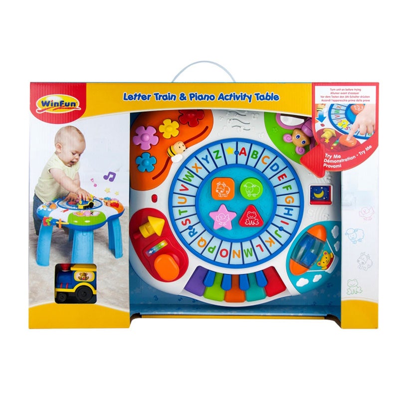 WinFun - Letter Train & Piano Activity Table - 000801 - Image 3