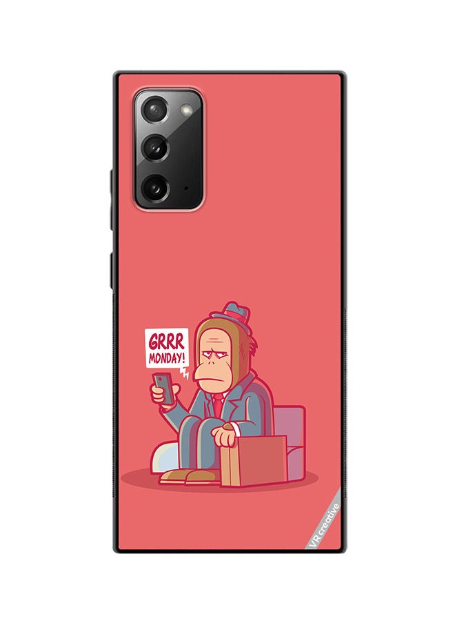 VR CREATIVE Protective Case Cover For Samsung Galaxy Note20 5G Mondays Design Multicolour - Image 1