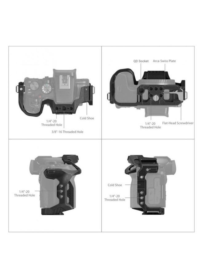 SMALLRIG SmallRig “Black Mamba” Cage for Canon EOS R10 4004  - Image 3